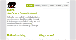 Desktop Screenshot of bigbear.dk